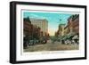 Chattanooga, Tennessee - View of Market Street, Along the Dixie Highway-Lantern Press-Framed Art Print