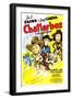 Chatterbox, US poster, Joe E. Brown, Rosemary Lane, Judy Canova, 1946-null-Framed Art Print