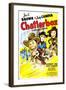 Chatterbox, US poster, Joe E. Brown, Rosemary Lane, Judy Canova, 1946-null-Framed Art Print