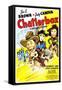 Chatterbox, US poster, Joe E. Brown, Rosemary Lane, Judy Canova, 1946-null-Framed Stretched Canvas