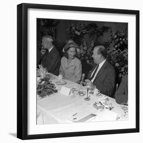 Chatting after Dinner at a Social Function at Spillers Foods, Gainsborough, Lincolnshire, 1962-Michael Walters-Framed Photographic Print