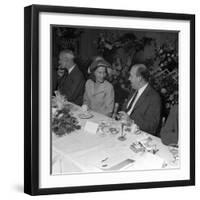 Chatting after Dinner at a Social Function at Spillers Foods, Gainsborough, Lincolnshire, 1962-Michael Walters-Framed Photographic Print