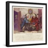 Chatting from Boswell's Hebridean Journey-Thomas Rowlandson-Framed Giclee Print