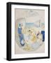 Chatting on the Danish Beach-Gerda Wegener-Framed Giclee Print