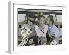 Chatty Girls-Gail Goodwin-Framed Giclee Print