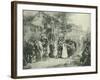 Chaucer and the Canterbury Pilgrims-Edward Henry Corbould-Framed Giclee Print