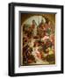 Chaucer at the Court of Edward III, 1847-1852-Ford Madox Brown-Framed Premium Giclee Print