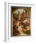 Chaucer at the Court of Edward III, 1847-1852-Ford Madox Brown-Framed Premium Giclee Print