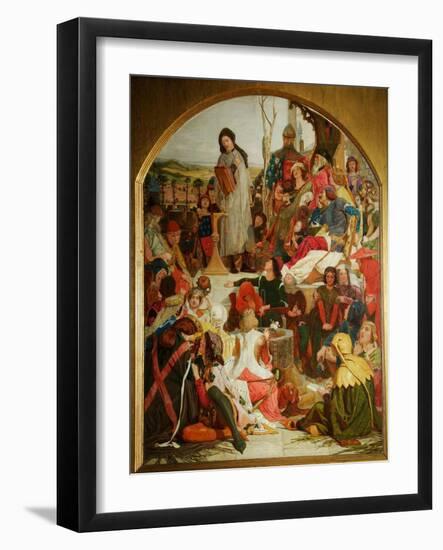 Chaucer at the Court of Edward III, 1847-1852-Ford Madox Brown-Framed Giclee Print