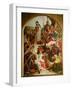 Chaucer at the Court of Edward III, 1847-1852-Ford Madox Brown-Framed Giclee Print
