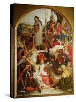 Chaucer at the Court of Edward III, 1847-1852-Ford Madox Brown-Stretched Canvas