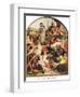 Chaucer at the Court of Edward III, c.1940s-Ford Madox Brown-Framed Premium Giclee Print