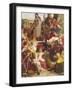 Chaucer at the Court of Edward III-Ford Madox Brown-Framed Giclee Print