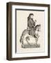 Chaucer Depicted as the Narrator of the Tales-null-Framed Art Print