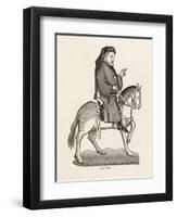 Chaucer Depicted as the Narrator of the Tales-null-Framed Art Print