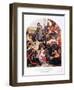 Chaucer Reading to King Edward III-Ford Madox Brown-Framed Giclee Print