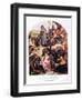 Chaucer Reading to King Edward III-Ford Madox Brown-Framed Giclee Print