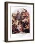 Chaucer Reading to King Edward III-Ford Madox Brown-Framed Giclee Print