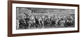 Chaucer's Canterbury Pilgrims, 1810-William Blake-Framed Giclee Print