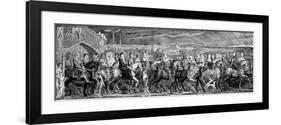 Chaucer's Canterbury Pilgrims, 1810-William Blake-Framed Giclee Print