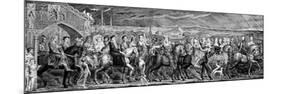 Chaucer's Canterbury Pilgrims, 1810-William Blake-Mounted Premium Giclee Print