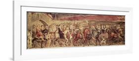 Chaucer's Canterbury Pilgrims, Engraved and Pub. by the Artist, 1810-William Blake-Framed Giclee Print