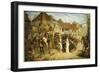 Chaucer's Canterbury Pilgrims, Tabard Inn-Edward Henry Corbould-Framed Giclee Print