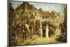 Chaucer's Canterbury Pilgrims, Tabard Inn-Edward Henry Corbould-Mounted Giclee Print