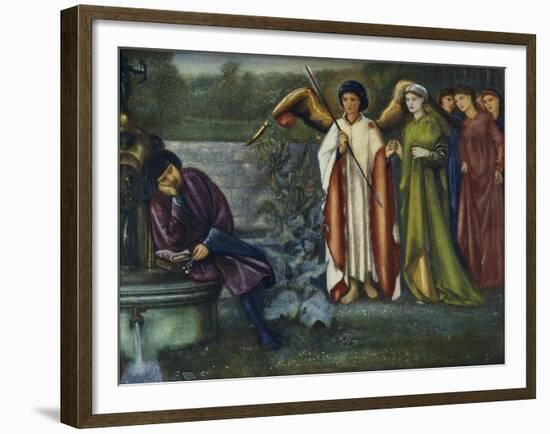 Chaucer's Dream of Good Women. 1865-Edward Burne-Jones-Framed Giclee Print