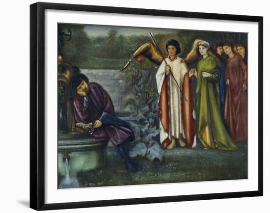 Chaucer's Dream of Good Women. 1865-Edward Burne-Jones-Framed Giclee Print