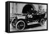 Chauffeur Charlie Keith at the Wheel of a Humber, C1907-null-Framed Stretched Canvas