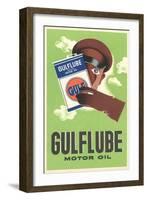 Chauffeur with Motor Oil-null-Framed Art Print