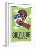 Chauffeur with Motor Oil-null-Framed Art Print