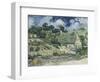 Chaumes de Cordeville à Auvers-sur-Oise-Vincent van Gogh-Framed Giclee Print