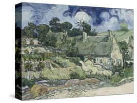 Chaumes de Cordeville à Auvers-sur-Oise-Vincent van Gogh-Stretched Canvas
