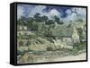 Chaumes de Cordeville à Auvers-sur-Oise-Vincent van Gogh-Framed Stretched Canvas