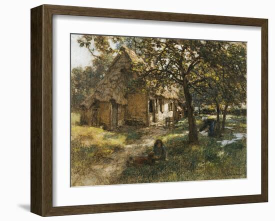 Chaumiere, Normande, 1900-Léon Augustin L'hermitte-Framed Giclee Print