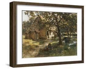Chaumiere, Normande, 1900-Léon Augustin L'hermitte-Framed Giclee Print