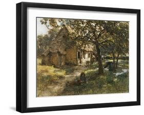 Chaumiere, Normande, 1900-Léon Augustin L'hermitte-Framed Giclee Print