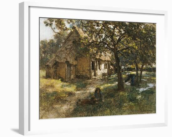 Chaumiere, Normande, 1900-Léon Augustin L'hermitte-Framed Giclee Print