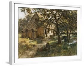 Chaumiere, Normande, 1900-Léon Augustin L'hermitte-Framed Giclee Print