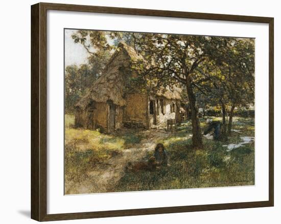 Chaumiere, Normande, 1900-Léon Augustin L'hermitte-Framed Giclee Print