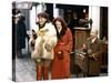 Chaussette surprise by Jean-Fran?oisDavy with Bernadette lafont and Anna karina, 1978 (photo)-null-Stretched Canvas