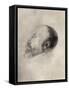 CHAUSSON Ernest drawing by-Odilon Redon-Framed Stretched Canvas