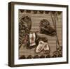 Chaussures et Raquettes-Myriam Berthoud-Framed Art Print