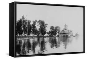 Chautauqua House-null-Framed Stretched Canvas