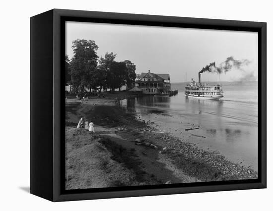 Chautauqua House-null-Framed Stretched Canvas