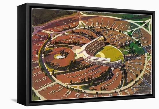 Chavez Ravine, Los Angeles, California-null-Framed Stretched Canvas