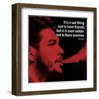 Che Guevara Quote iNspire 2 Motivational Plastic Sign-null-Framed Art Print