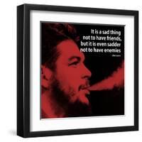 Che Guevara Quote iNspire 2 Motivational Plastic Sign-null-Framed Art Print
